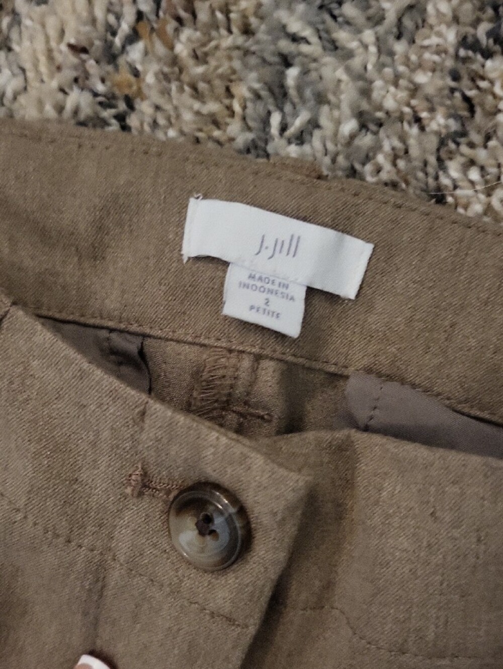 J. Jill Tan Boot-Cut Pants - Picture 3 of 10